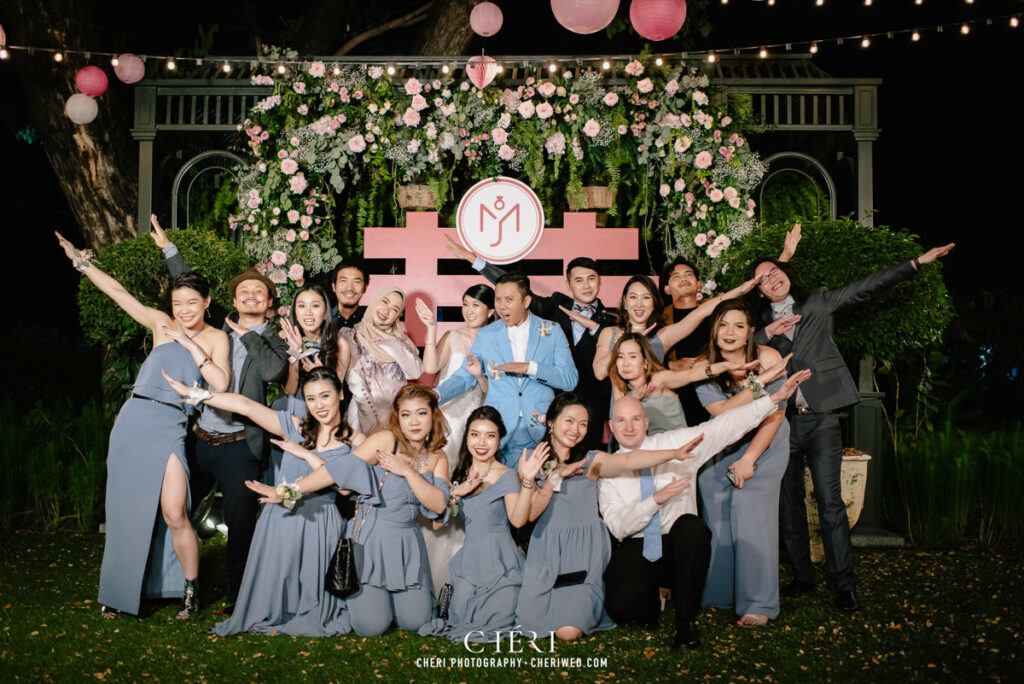 The Botanical House Bangkok Wedding Reception in Garden - Muay & Joe