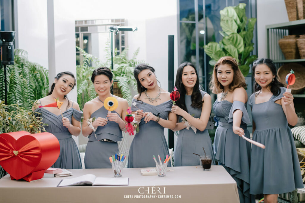 The Botanical House Bangkok Wedding Reception in Garden - Muay & Joe