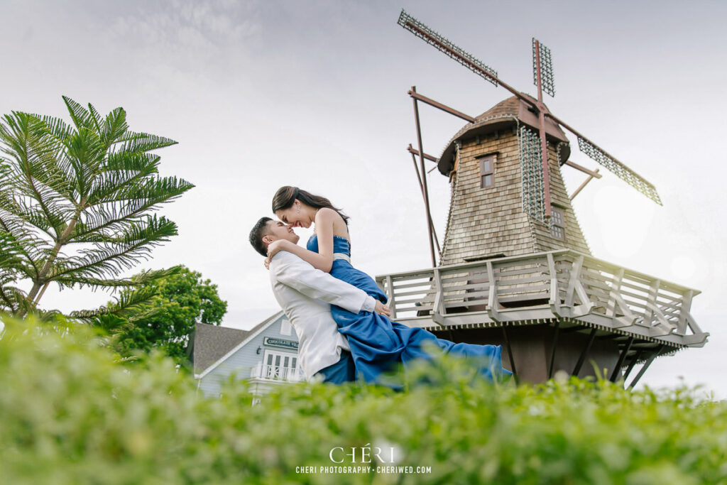 Beautiful Couple Pre-Wedding Kim and Chris from Vietnam at Chocolate Ville, Bangkok