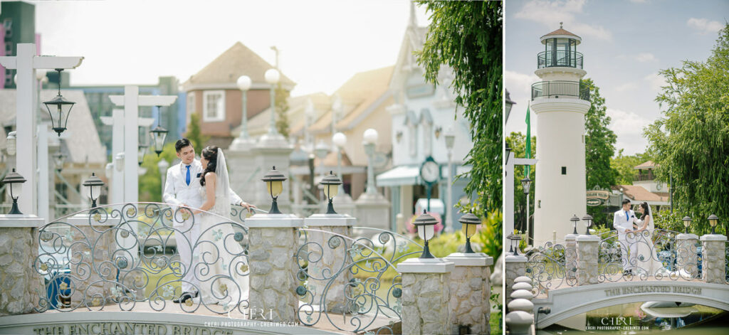 Beautiful Couple Pre-Wedding Kim and Chris from Vietnam at Chocolate Ville, Bangkok