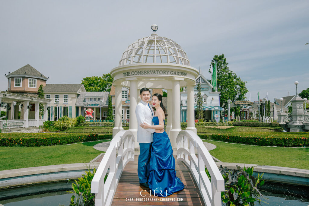 Beautiful Couple Pre-Wedding Kim and Chris from Vietnam at Chocolate Ville, Bangkok