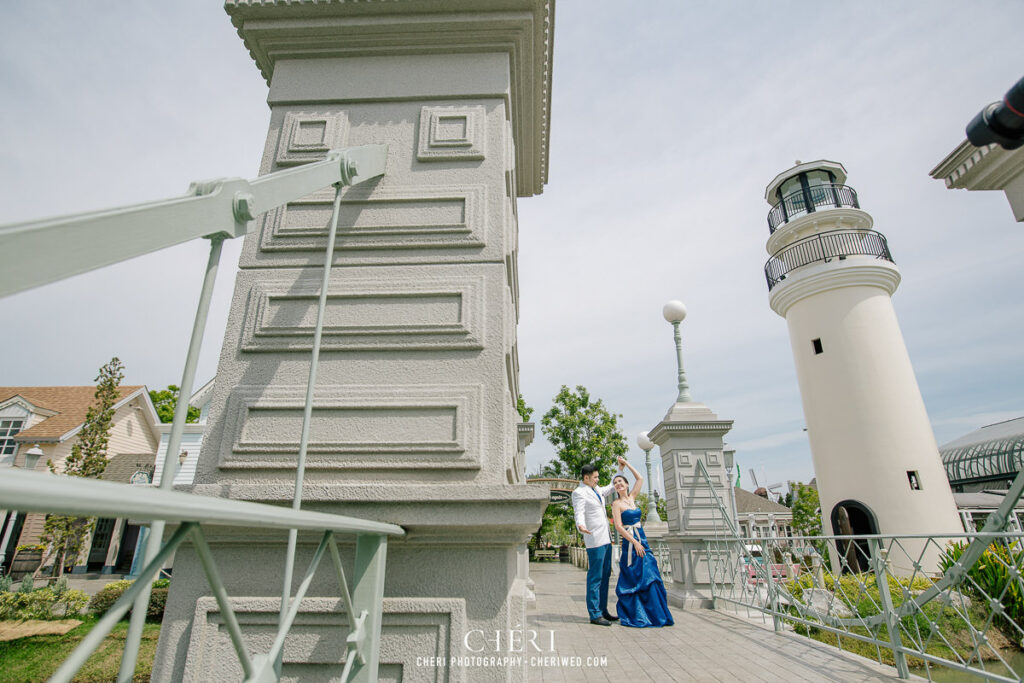 Beautiful Couple Pre-Wedding Kim and Chris from Vietnam at Chocolate Ville, Bangkok