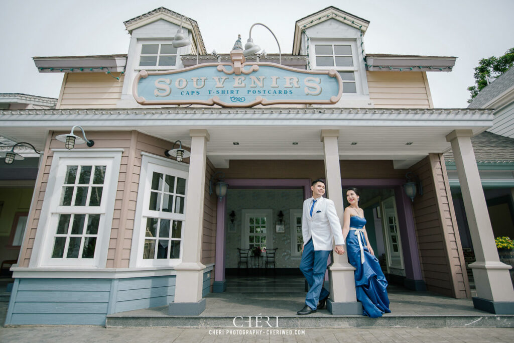 Beautiful Couple Pre-Wedding Kim and Chris from Vietnam at Chocolate Ville, Bangkok