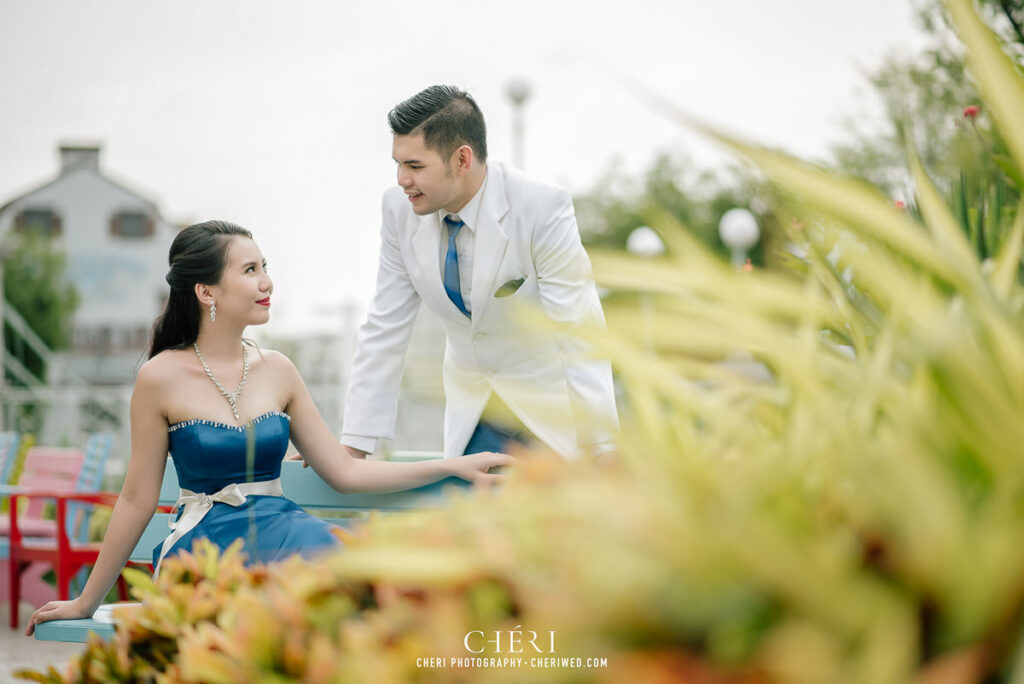 Beautiful Couple Pre-Wedding Kim and Chris from Vietnam at Chocolate Ville, Bangkok