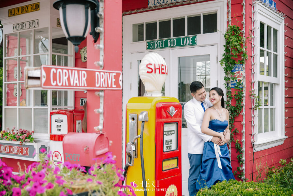 Beautiful Couple Pre-Wedding Kim and Chris from Vietnam at Chocolate Ville, Bangkok