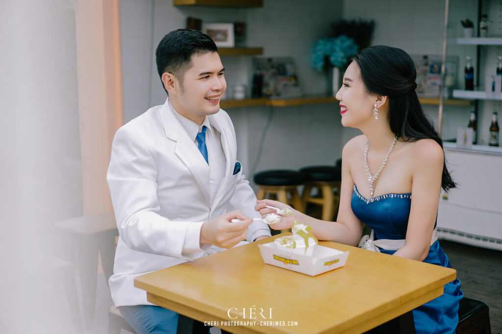 Beautiful Couple Pre-Wedding Kim and Chris from Vietnam at Chocolate Ville, Bangkok