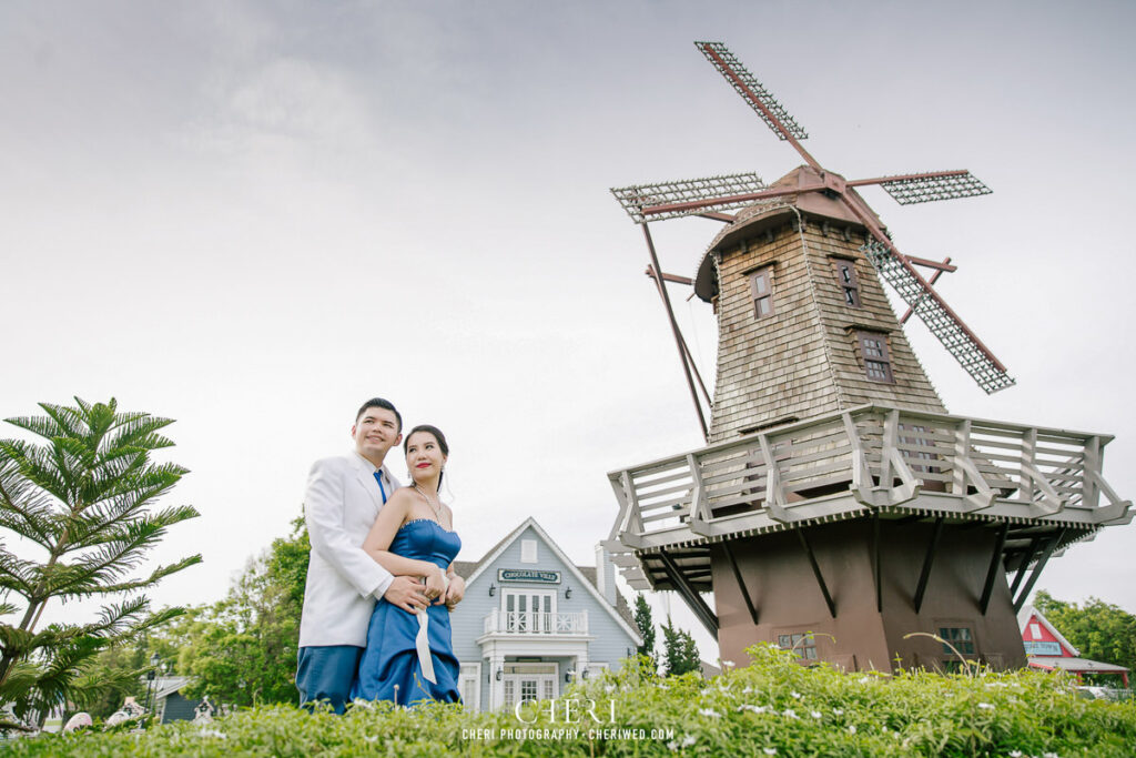 Beautiful Couple Pre-Wedding Kim and Chris from Vietnam at Chocolate Ville, Bangkok