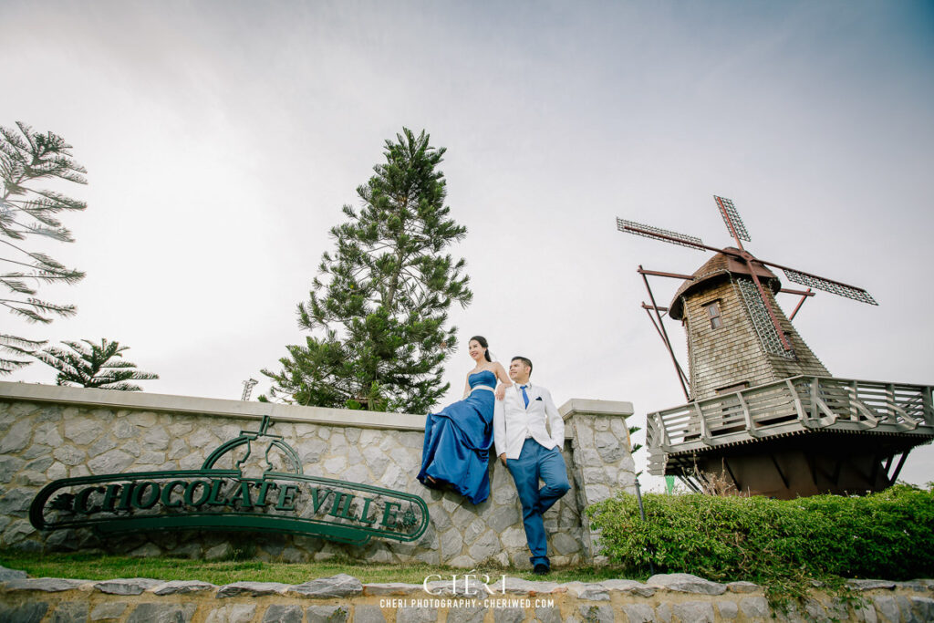 Beautiful Couple Pre-Wedding Kim and Chris from Vietnam at Chocolate Ville, Bangkok