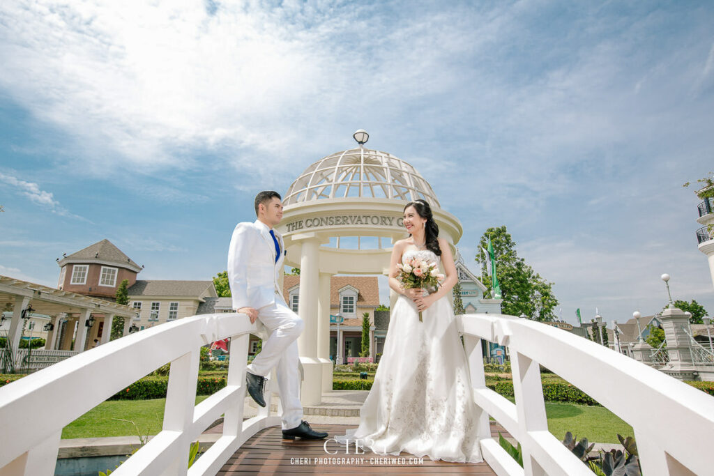 Beautiful Couple Pre-Wedding Kim and Chris from Vietnam at Chocolate Ville, Bangkok