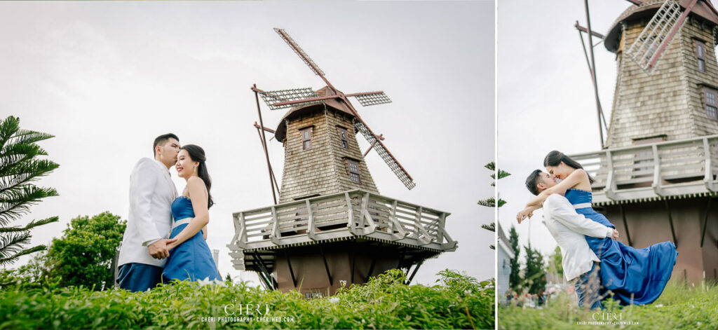 Beautiful Couple Pre-Wedding Kim and Chris from Vietnam at Chocolate Ville, Bangkok