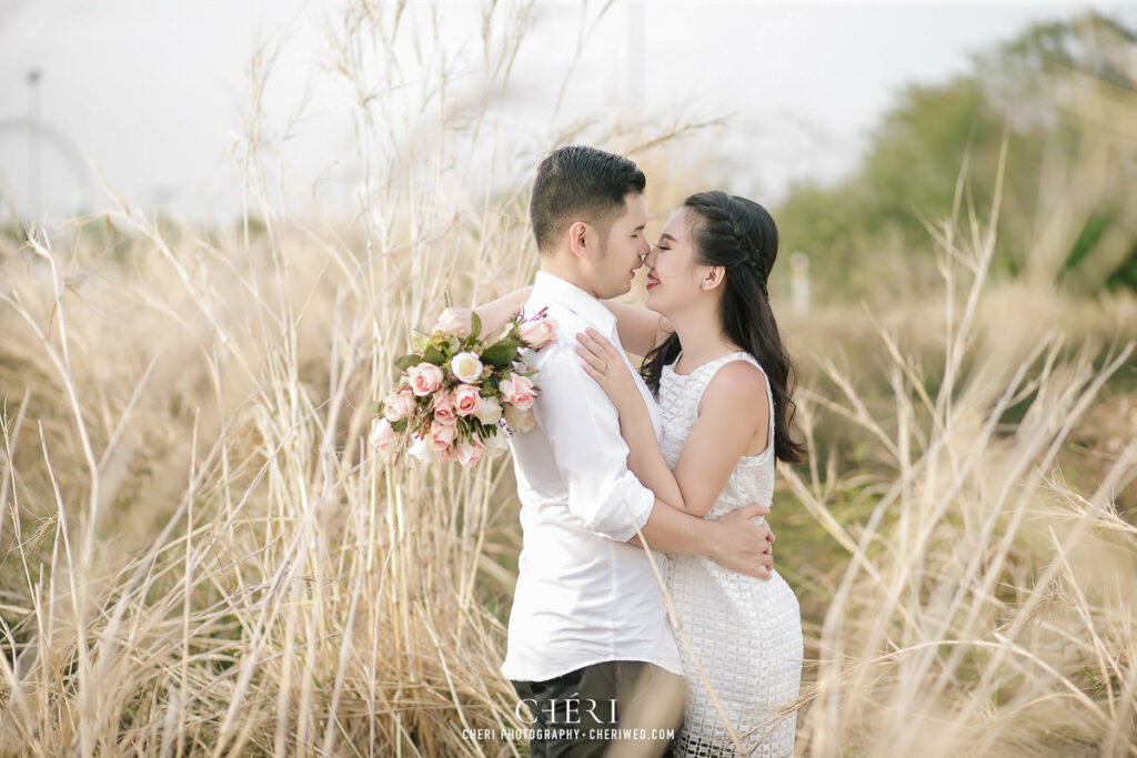 Beautiful Couple Pre-Wedding Kim and Chris from Vietnam at Chocolate Ville, Bangkok