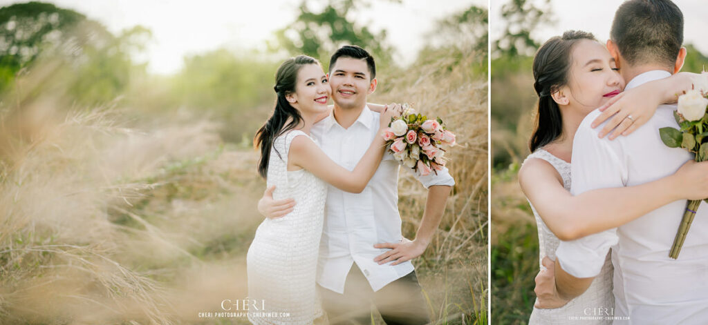 Beautiful Couple Pre-Wedding Kim and Chris from Vietnam at Chocolate Ville, Bangkok