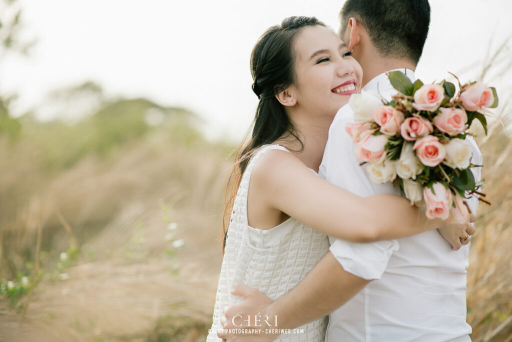 Beautiful Couple Pre-Wedding Kim and Chris from Vietnam at Chocolate Ville, Bangkok