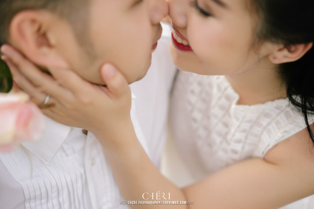 Beautiful Couple Pre-Wedding Kim and Chris from Vietnam at Chocolate Ville, Bangkok
