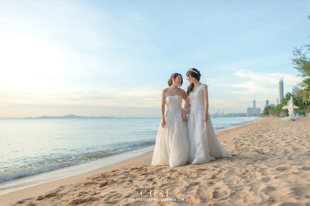 Happiness Lesbian Pre Wedding in Pattaya at at The Glass House Pattaya | Chia and Iku from Japan