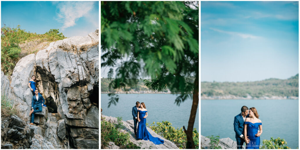 Koh Si Chang Beach Island Destination Pre-Wedding | Lulu and Fiance from Indonesia