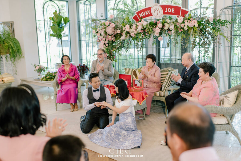 The Botanical House Bangkok Chinese Wedding Ceremony of Muay and Joe