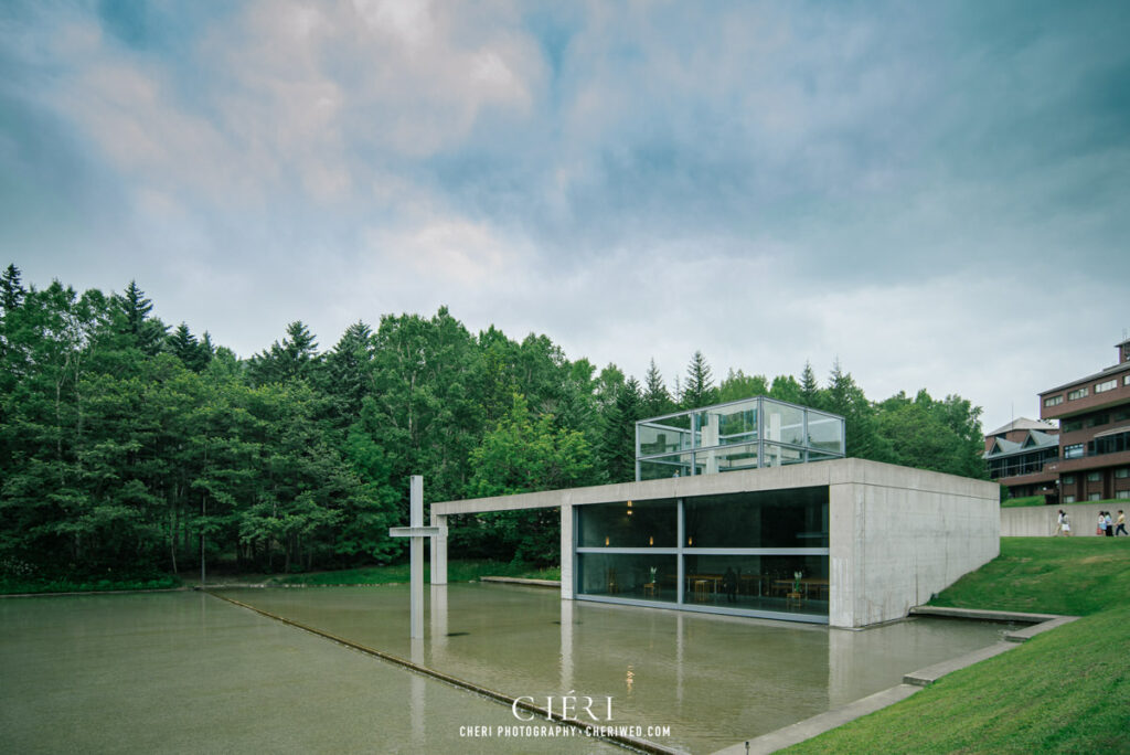 Chapel on the water at Hoshino Resorts - Japan Wedding