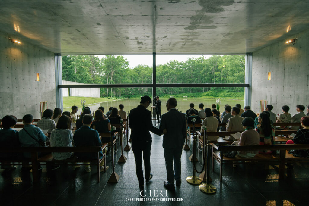 Chapel on the water at Hoshino Resorts - Japan Wedding