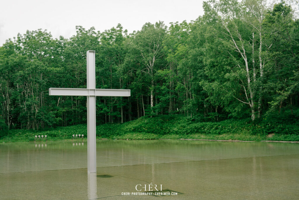 Chapel on the water at Hoshino Resorts - Japan Wedding