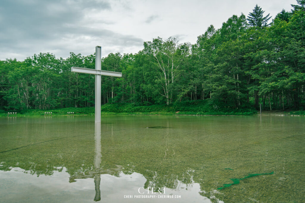 Chapel on the water at Hoshino Resorts - Japan Wedding