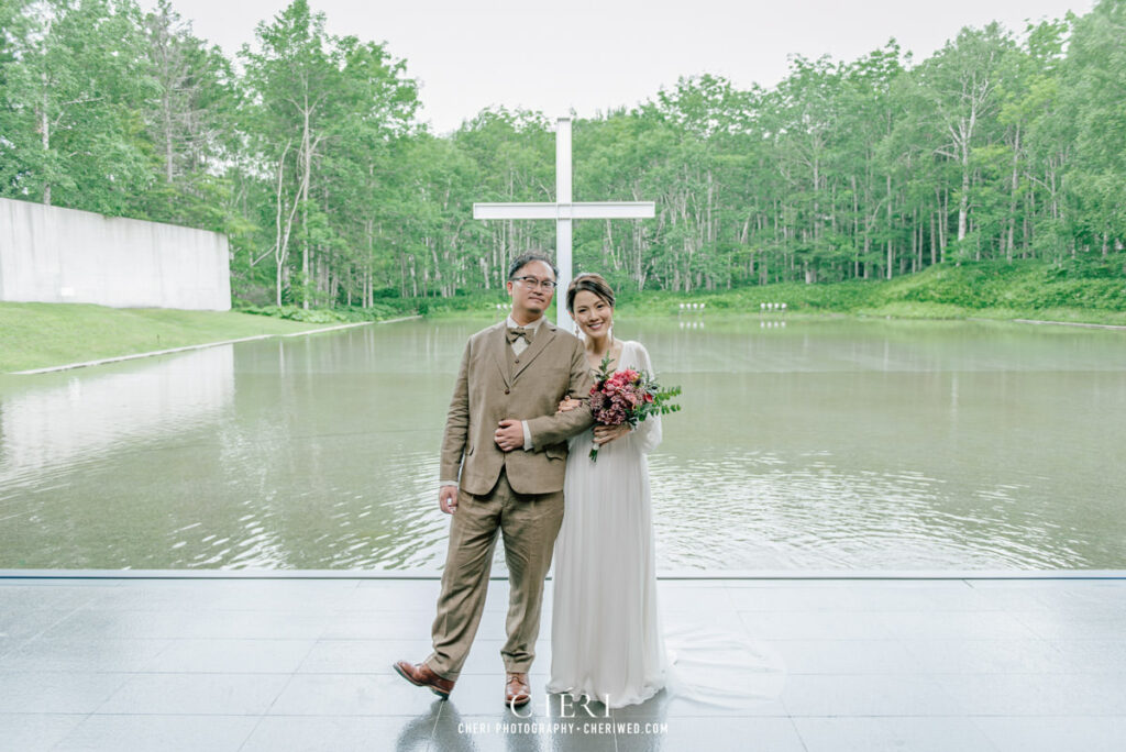 Chapel on the water at Hoshino Resorts - Japan Wedding