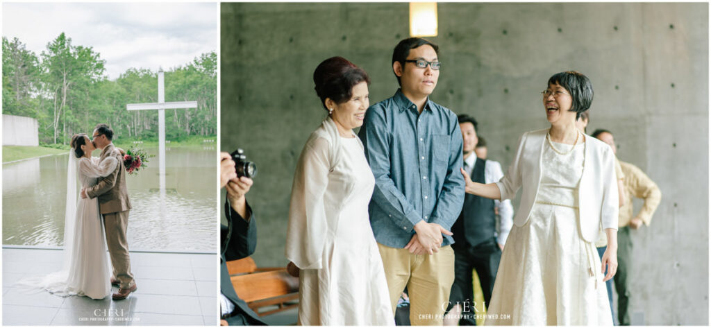 Chapel on the water at Hoshino Resorts - Japan Wedding