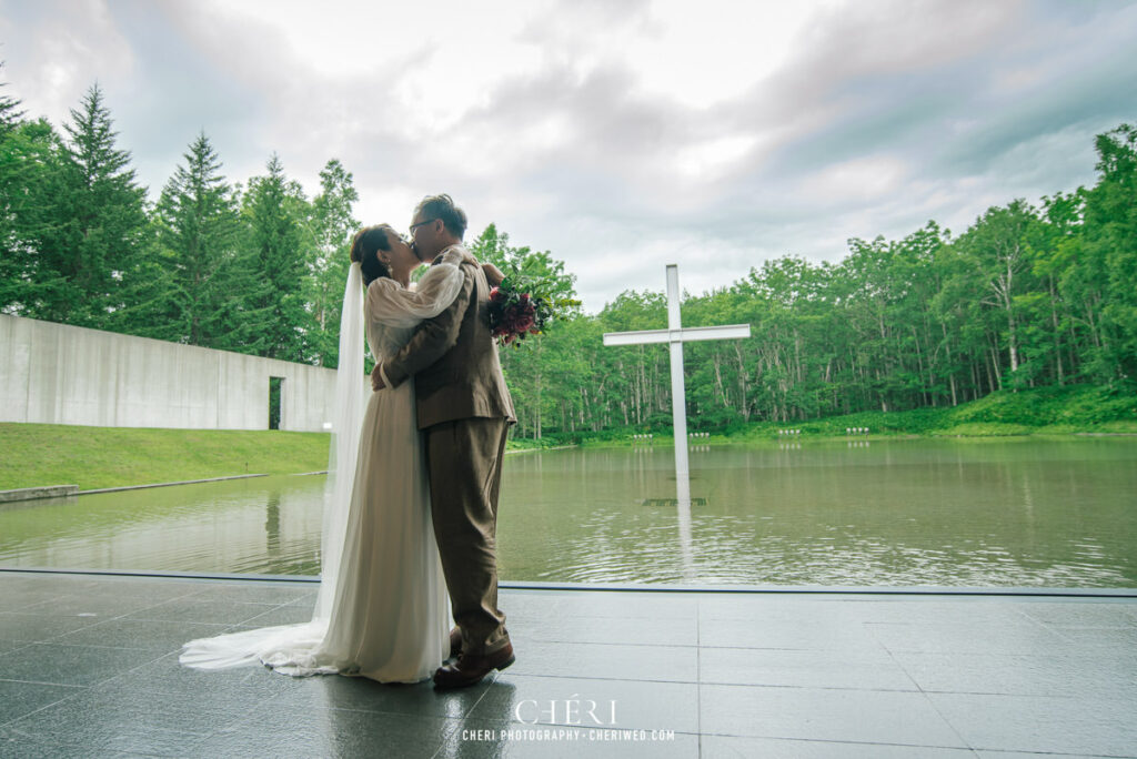 Chapel on the water at Hoshino Resorts - Japan Wedding