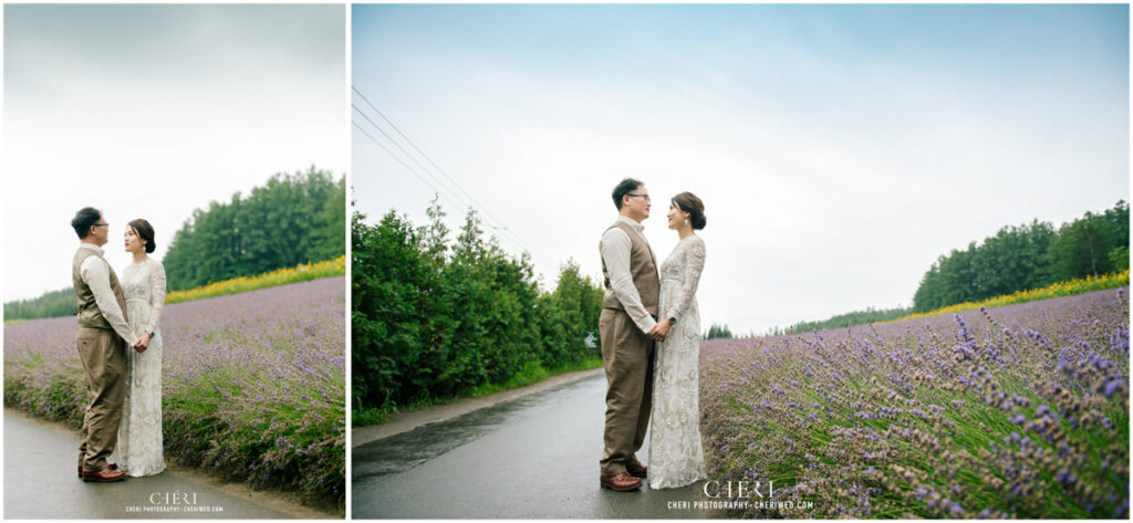 Hokkaido Pre Wedding Photography, Japan - Tomita Farm