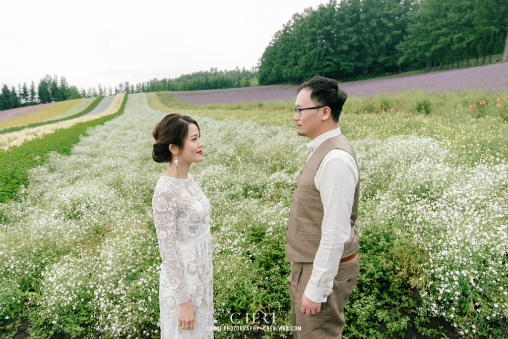 Hokkaido Pre Wedding Photography, Japan - Tomita Farm