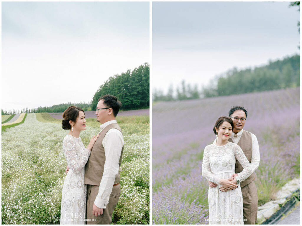 Hokkaido Pre Wedding Photography, Japan - Tomita Farm