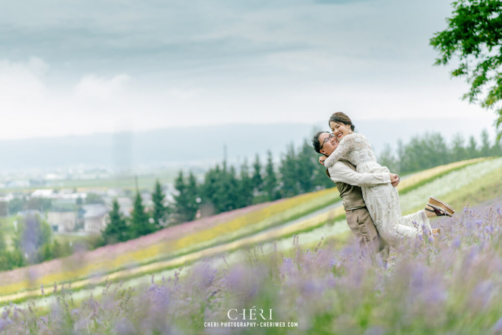 Hokkaido Pre Wedding Photography, Japan - Tomita Farm