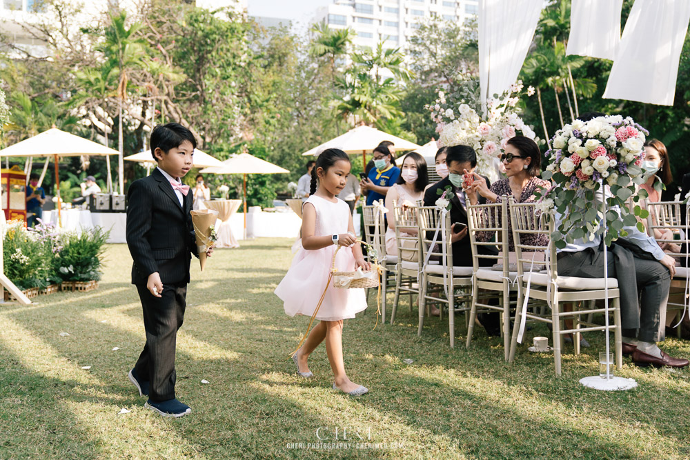 Baan Dusit Thani Western Wedding Ceremony Bangkok Thailand