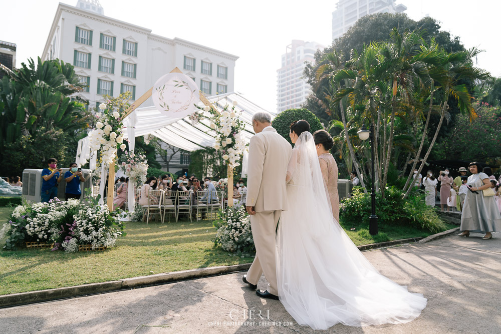 Baan Dusit Thani Western Wedding Ceremony Bangkok Thailand