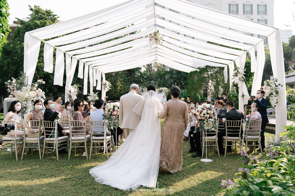 Baan Dusit Thani Western Wedding Ceremony Bangkok Thailand