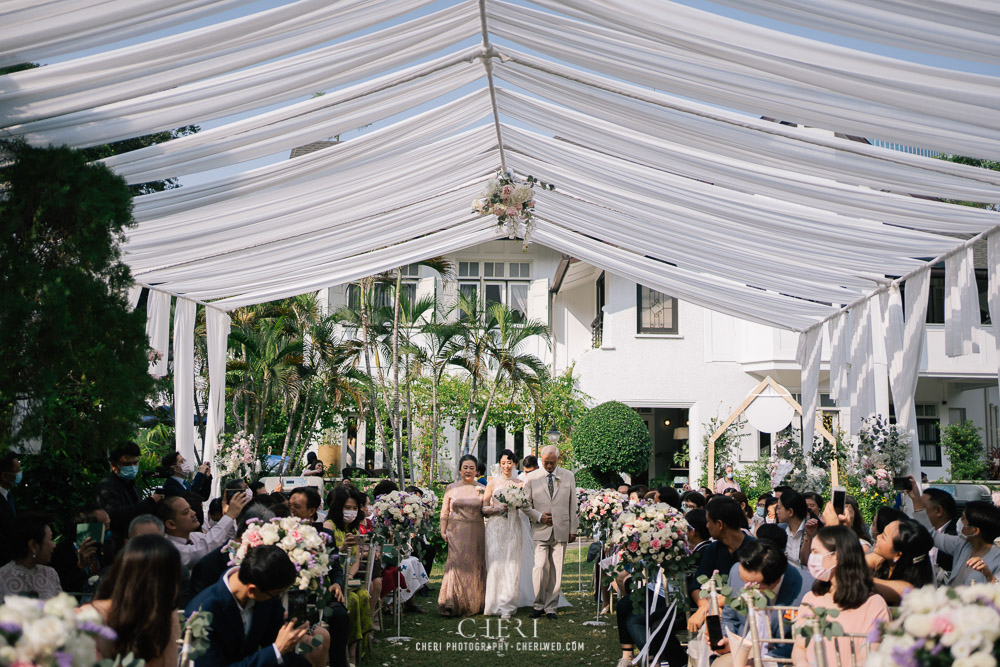 Baan Dusit Thani Western Wedding Ceremony Bangkok Thailand