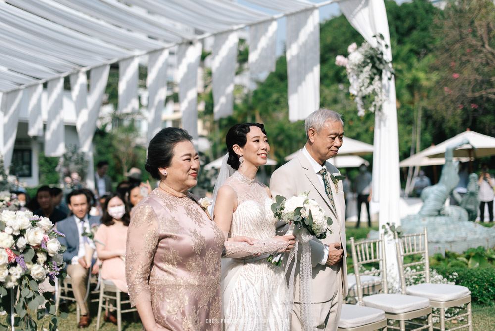 Baan Dusit Thani Western Wedding Ceremony Bangkok Thailand