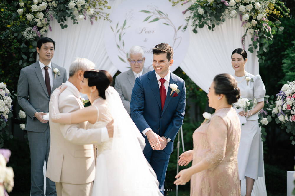 Baan Dusit Thani Western Wedding Ceremony Bangkok Thailand