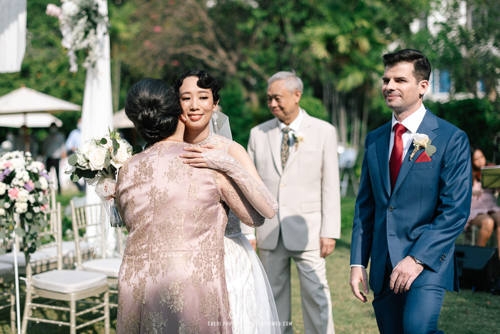 Baan Dusit Thani Western Wedding Ceremony Bangkok Thailand