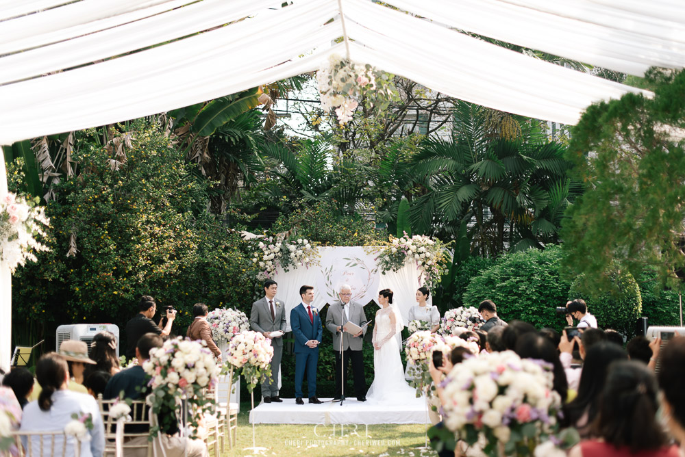 Baan Dusit Thani Western Wedding Ceremony Bangkok Thailand