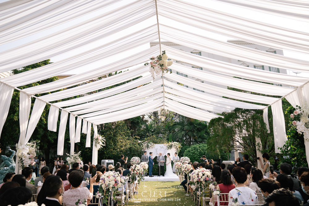 Baan Dusit Thani Western Wedding Ceremony Bangkok Thailand