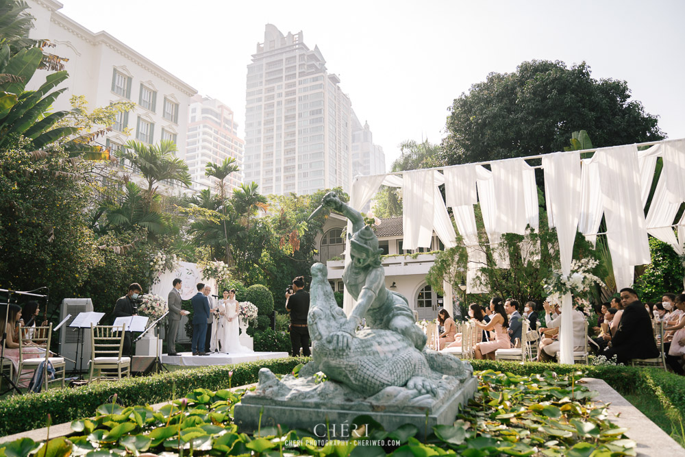 Baan Dusit Thani Western Wedding Ceremony Bangkok Thailand