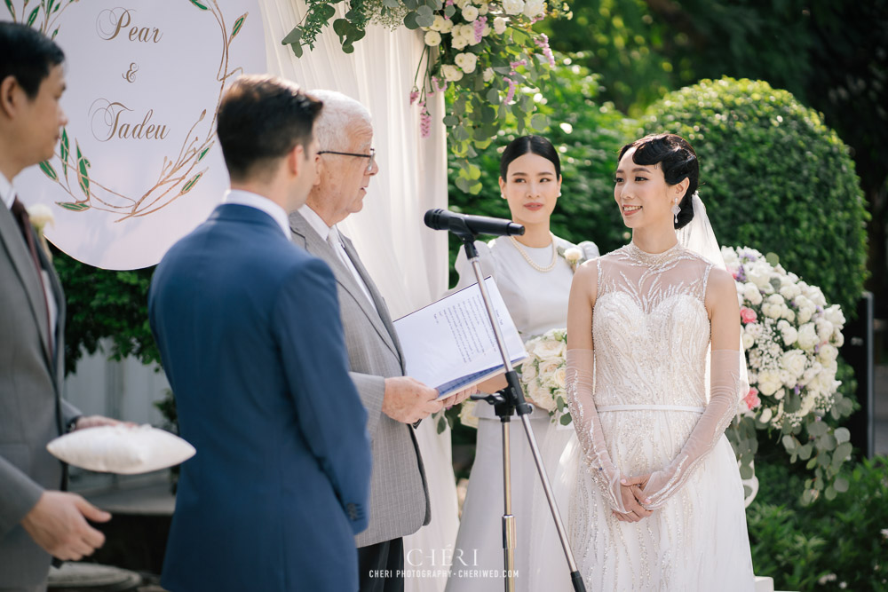 Baan Dusit Thani Western Wedding Ceremony Bangkok Thailand