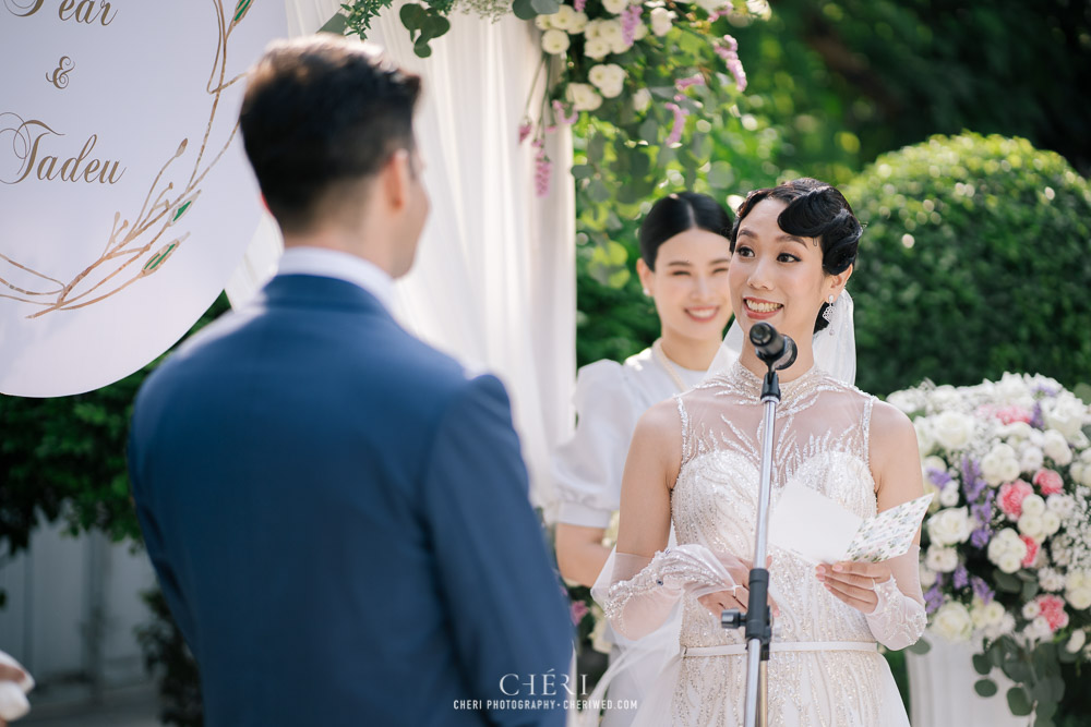 Baan Dusit Thani Western Wedding Ceremony Bangkok Thailand