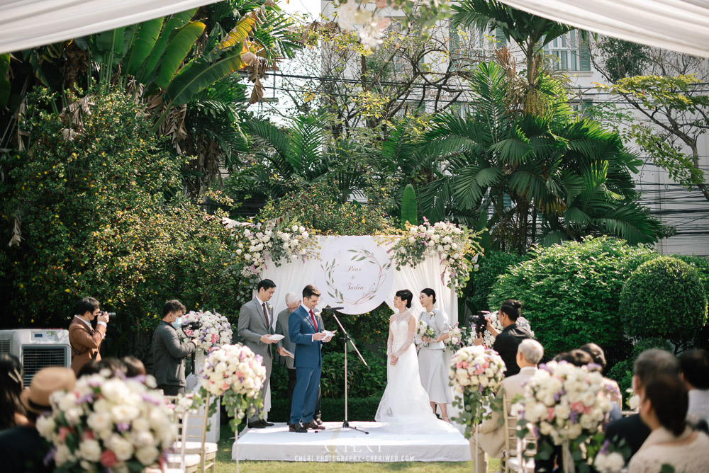 Baan Dusit Thani Western Wedding Ceremony Bangkok Thailand