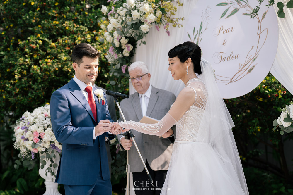 Baan Dusit Thani Western Wedding Ceremony Bangkok Thailand