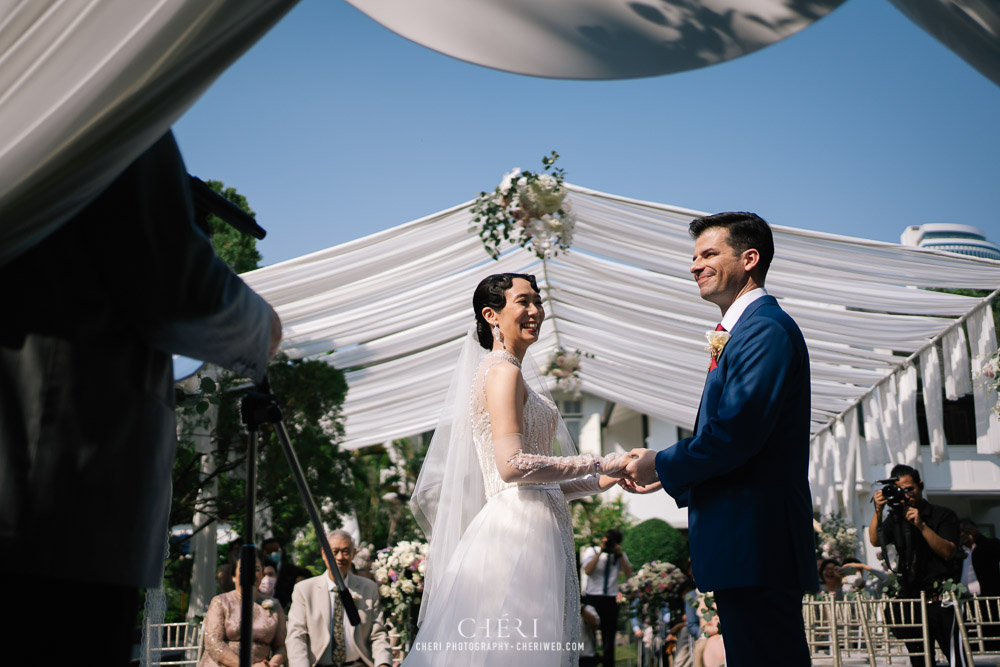 Baan Dusit Thani Western Wedding Ceremony Bangkok Thailand