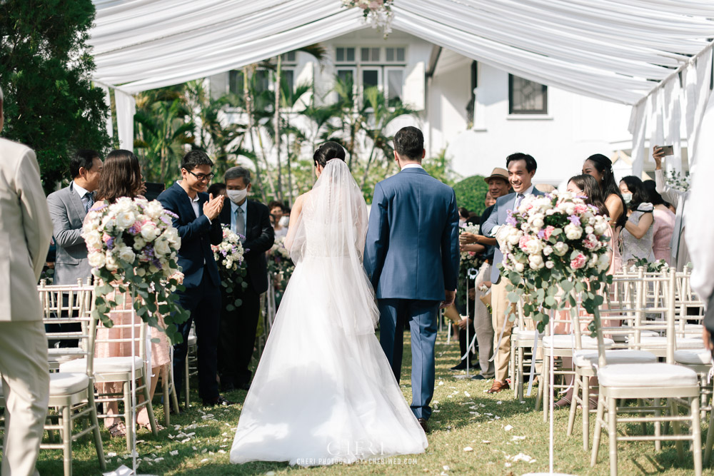 Baan Dusit Thani Western Wedding Ceremony Bangkok Thailand