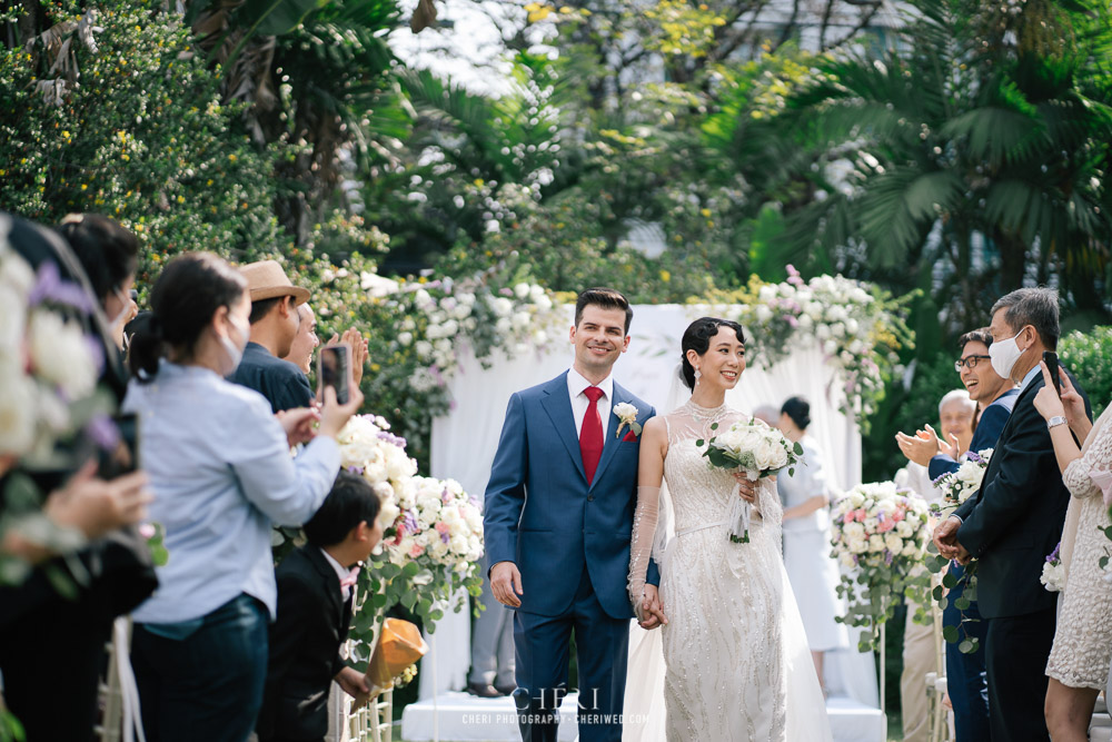 Baan Dusit Thani Western Wedding Ceremony Bangkok Thailand