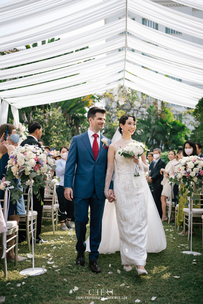 Baan Dusit Thani Western Wedding Ceremony Bangkok Thailand